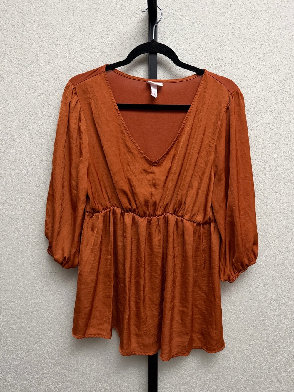 Isabel Maternity by Ingrid & Isabel Rust V-Neck Tunic